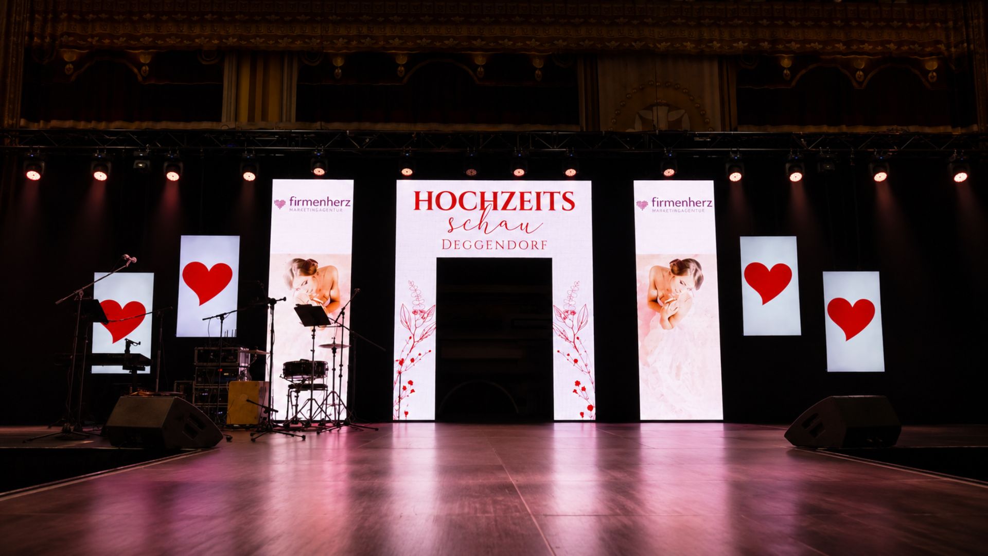 LED-Wände für Hochzeit