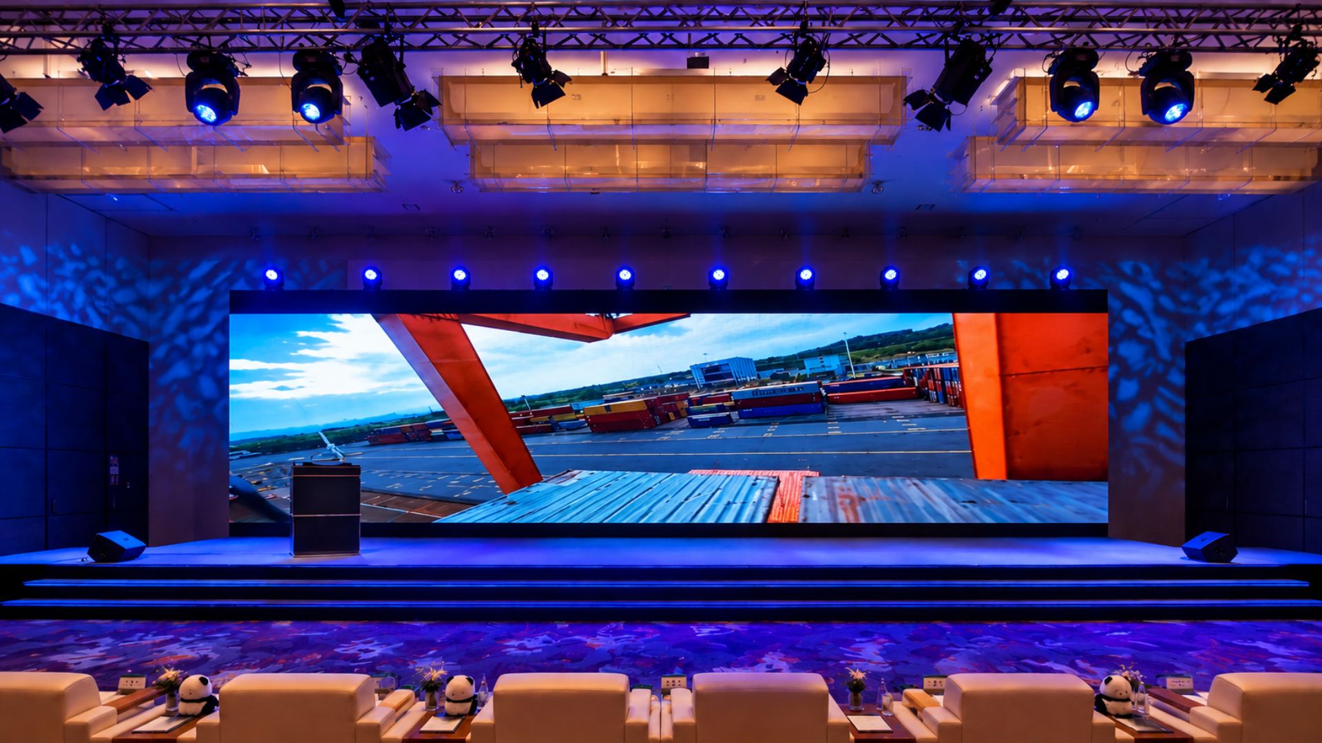 LED-Wände für Konferenz