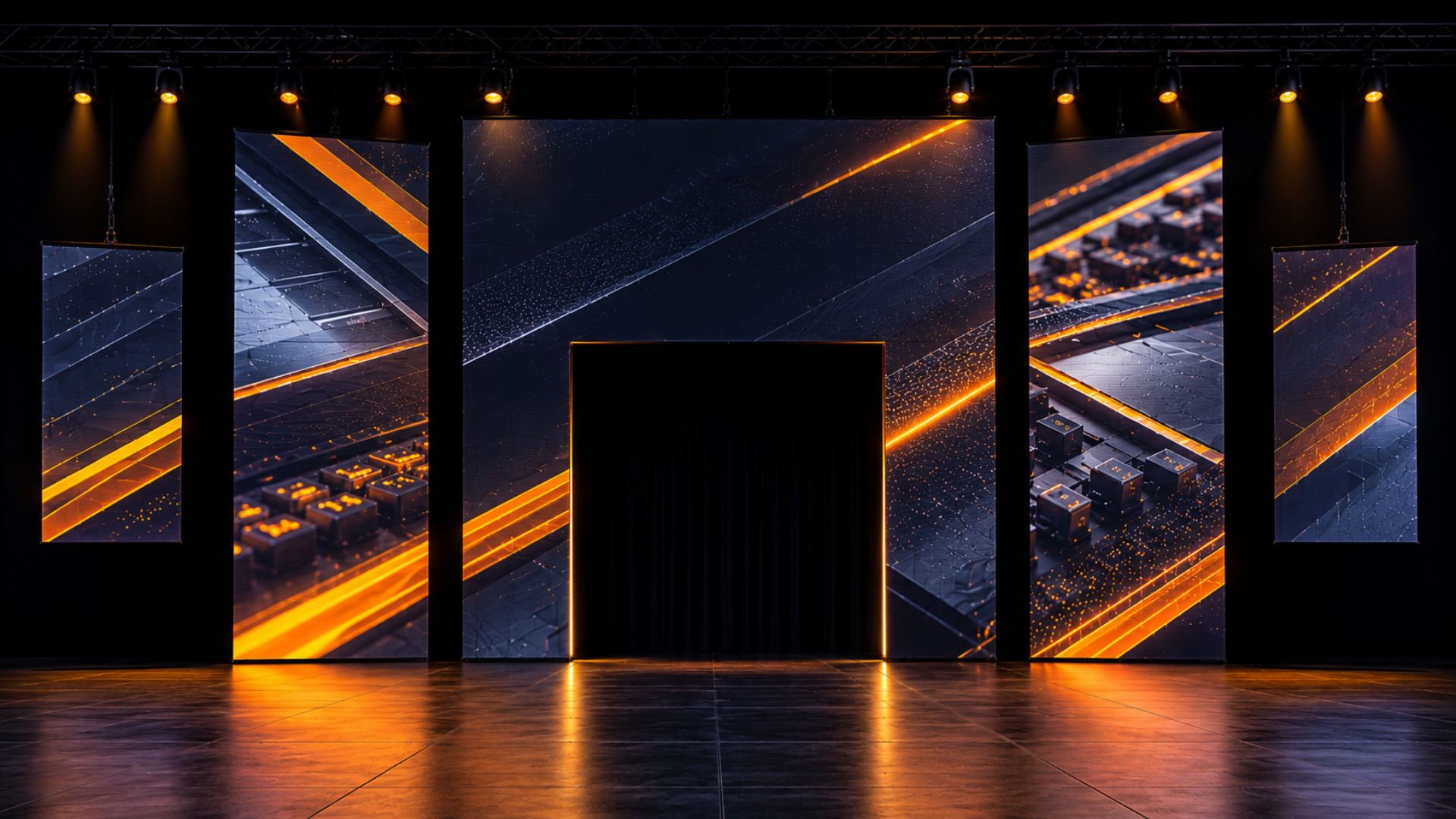 LED-Wände für Präsentation