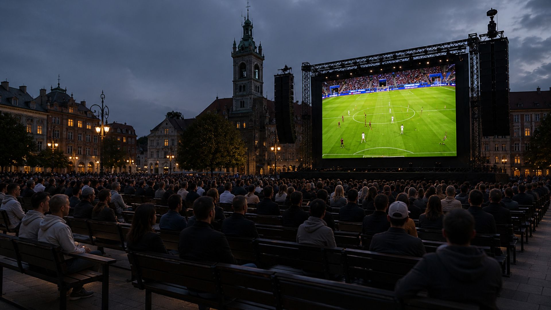 LED-Wand für Sportveran