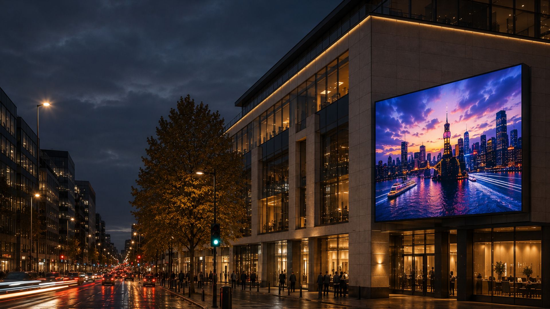 LED-Wände für Werbung
